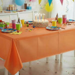 Tovaglia in plastica cm137x274 arancione