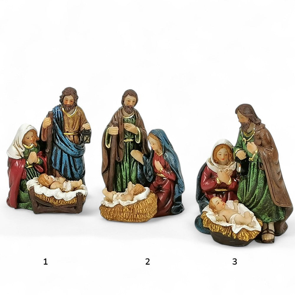 SET NATIVITA' SU BASE H10CM 3ASS