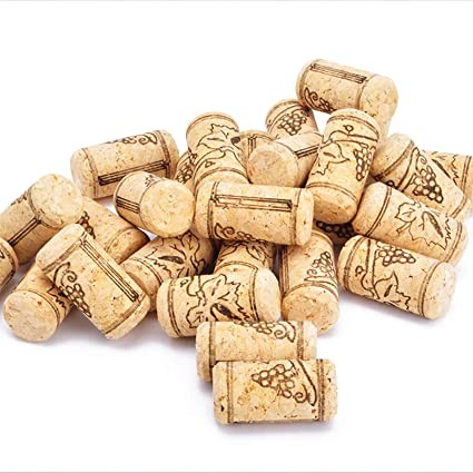 Tappi in sughero agglomerato 24x40 mm per bottiglia di vino bordolese 100pz