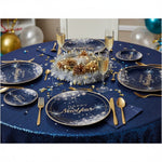 Piatti di carta ø18cm Happy New Year Glamour 6pz