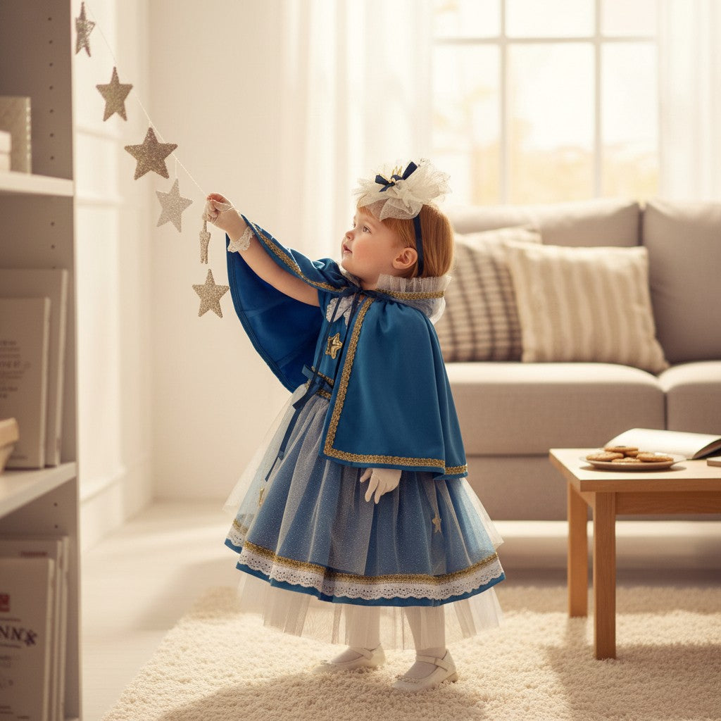 Costume di Carnevale Reginetta bambina 3-24 mesi