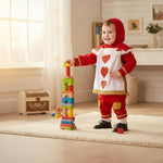 Costume di Carnevale Carte di Cuori bambina 3-24 mesi