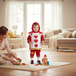 Costume di Carnevale Carte di Cuori bambina 3-24 mesi