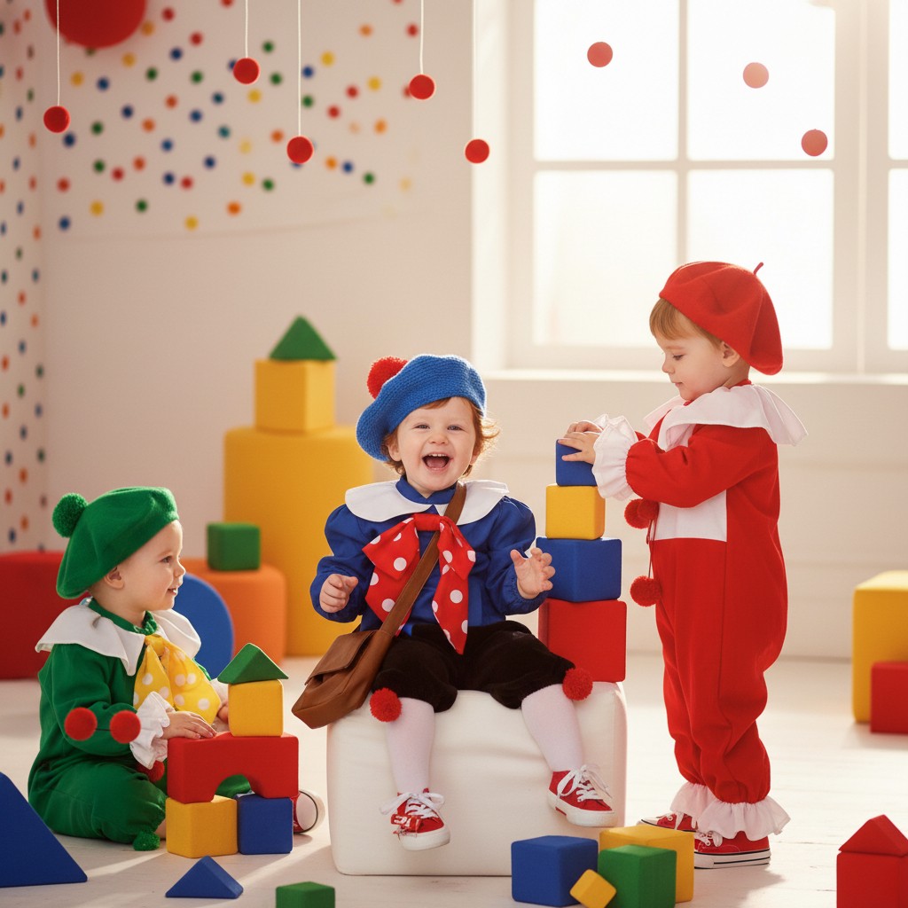Costume vestito di carnevale Pierino neonato da 0 a 3 anni