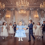 Costume di Carnevale Reginetta al Ballo bambina 3-24 mesi