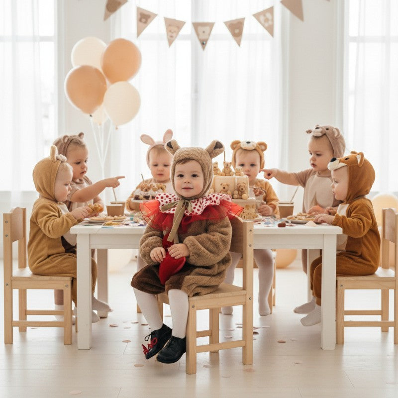 Costume di Carnevale Simpatico Orsetto bambino 3-24 mesi