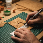 Tavolette di sughero naturale per presepe 27x10x0,7 cm