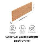 Tavolette di sughero naturale per presepe 27x10x0,7 cm