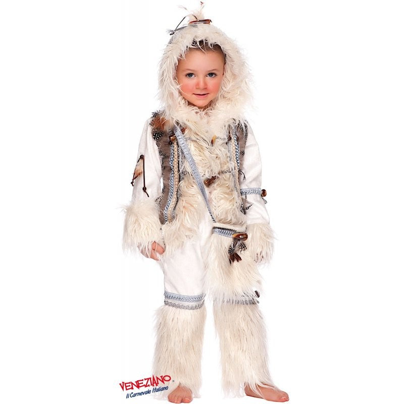 Costume di carnevale bimbo Eschimese Neonato  0-3 anni