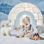 Costume di carnevale bimbo Eschimese Neonato  0-3 anni