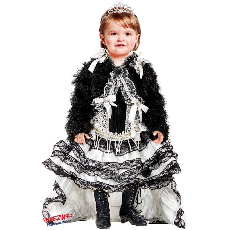Costume di carnevale Miss burlesque neonata 1-3 anni