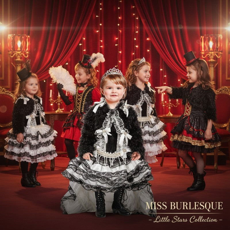 Costume di carnevale Miss burlesque neonata 1-3 anni