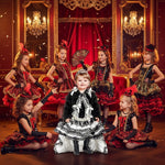 Costume di carnevale Miss burlesque neonata 1-3 anni