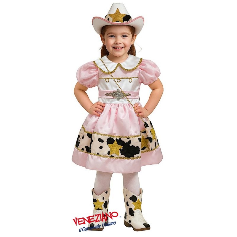 Costume di carnevale cowgirl prestige 0-3 anni