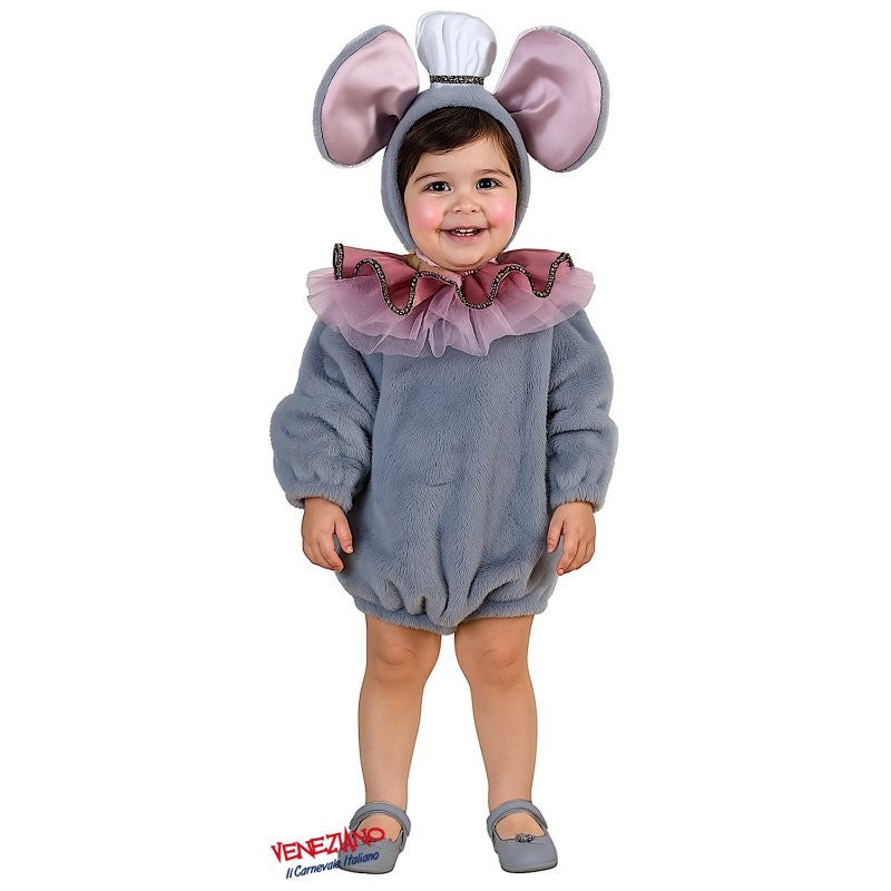Costume di carnevale Topina chef 0-3 anni