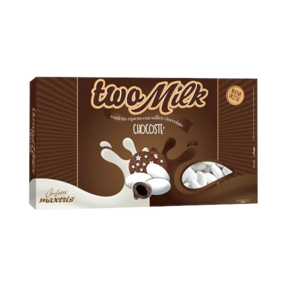 Confetti Two Milk Ciocostè Pan di stelle 1kg Maxtris Senza Glutine
