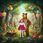 Costume di carnevale dolce masha 1-3 anni