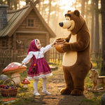 Costume di carnevale dolce masha 1-3 anni