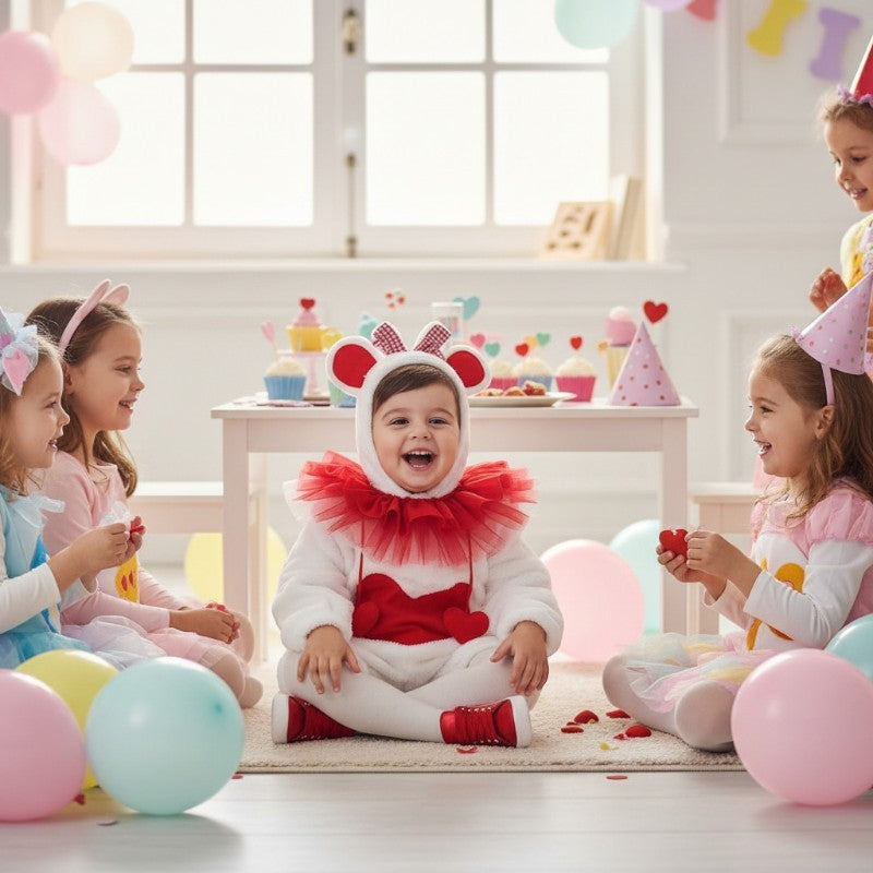 Costume di carnevale dolce orsetta 0-3 anni