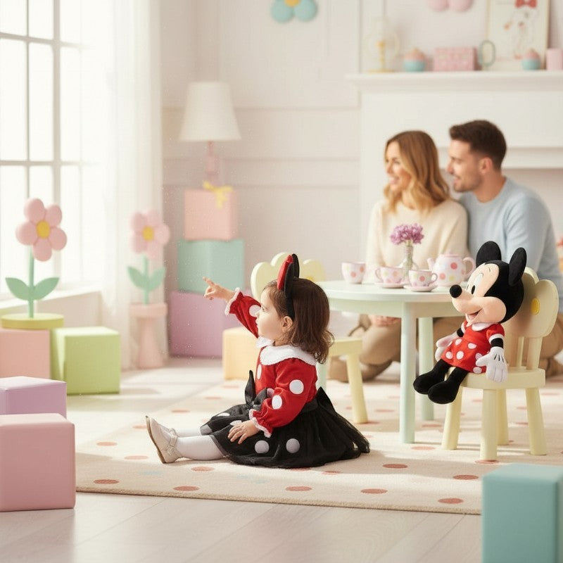 Costume di carnevale dolce topolina delux 0-3 anni