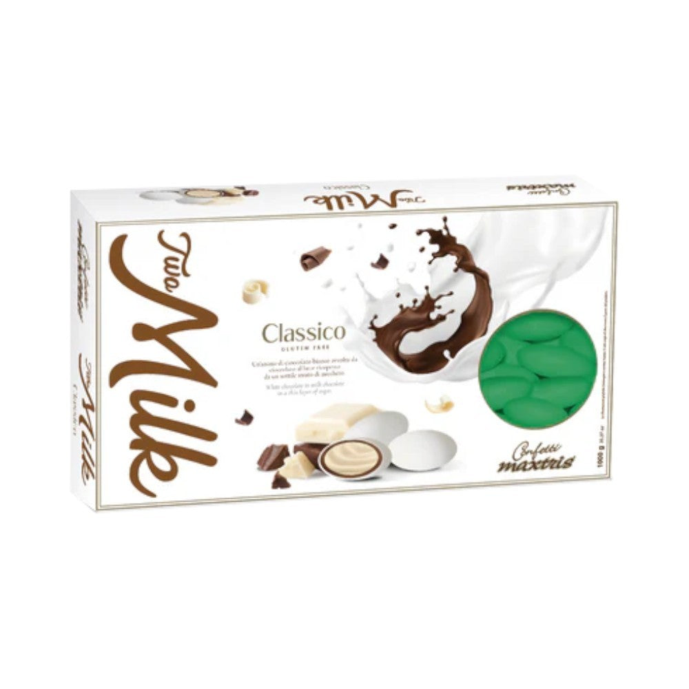 Confetti Two Milk Verdi 1kg Maxtris Senza Glutine