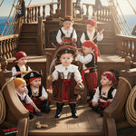 Costume di carnevale La bucaniera 1-3 anni