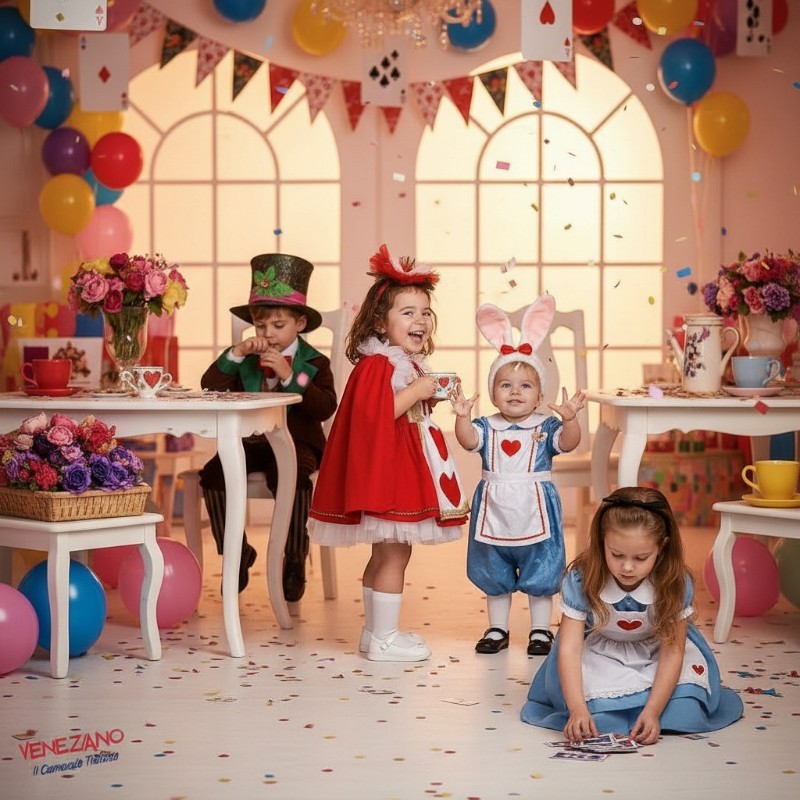 Costume di carnevale Regina di cuori delux 1-3 anni