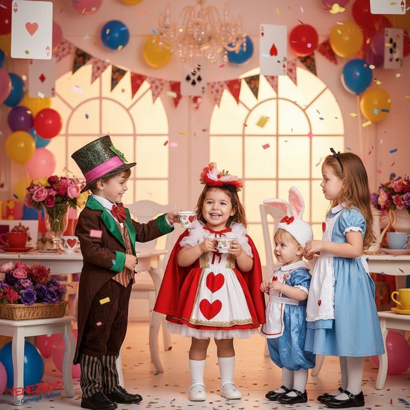 Costume di carnevale Regina di cuori delux 1-3 anni