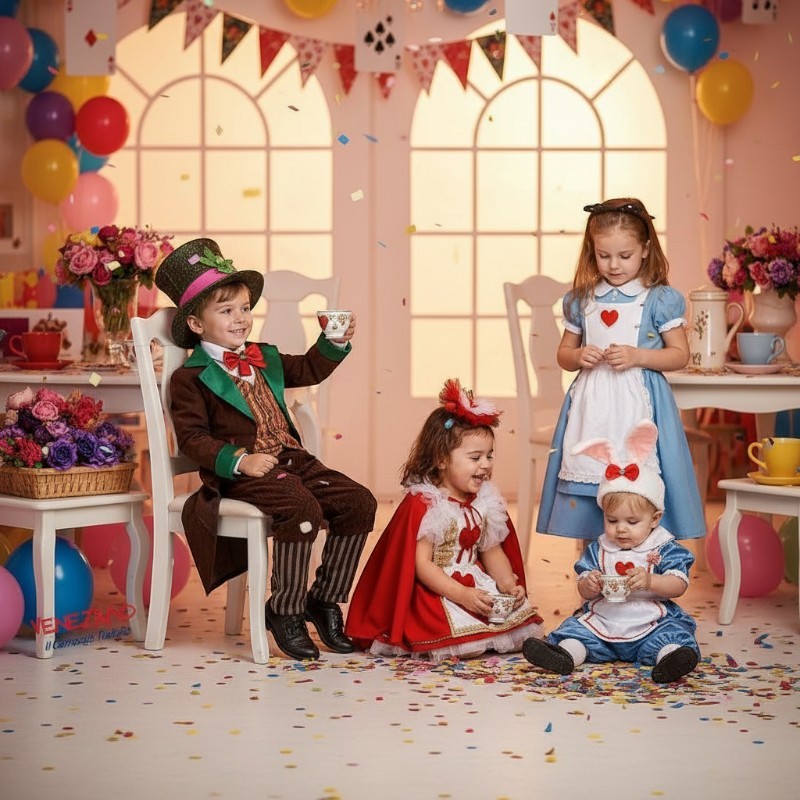 Costume di carnevale Regina di cuori delux 1-3 anni