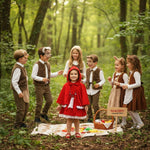 Vestito costume di carnevale cappuccetto rosso prestige da 7 a 10 anni