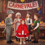 Vestito costume di carnevale cappuccetto rosso prestige da 7 a 10 anni