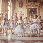 Costume di carnevale bimba Ballerina dell'opera neonata 1-3 anni