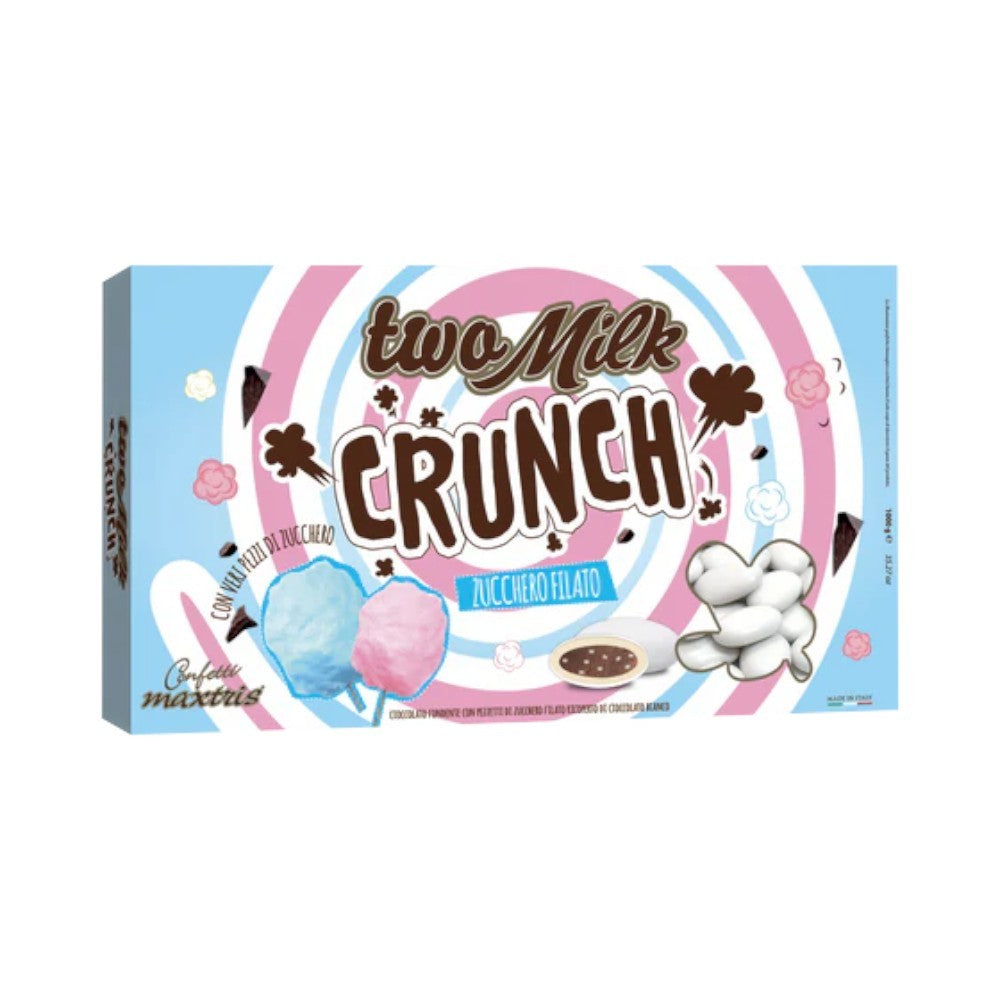 Confetti Two Milk Crunch zucchero filato 1kg Maxtris senza glutine