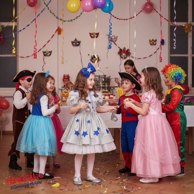 Costume vestito di carnevale Bacio prestige baby da 4 a 6 Anni
