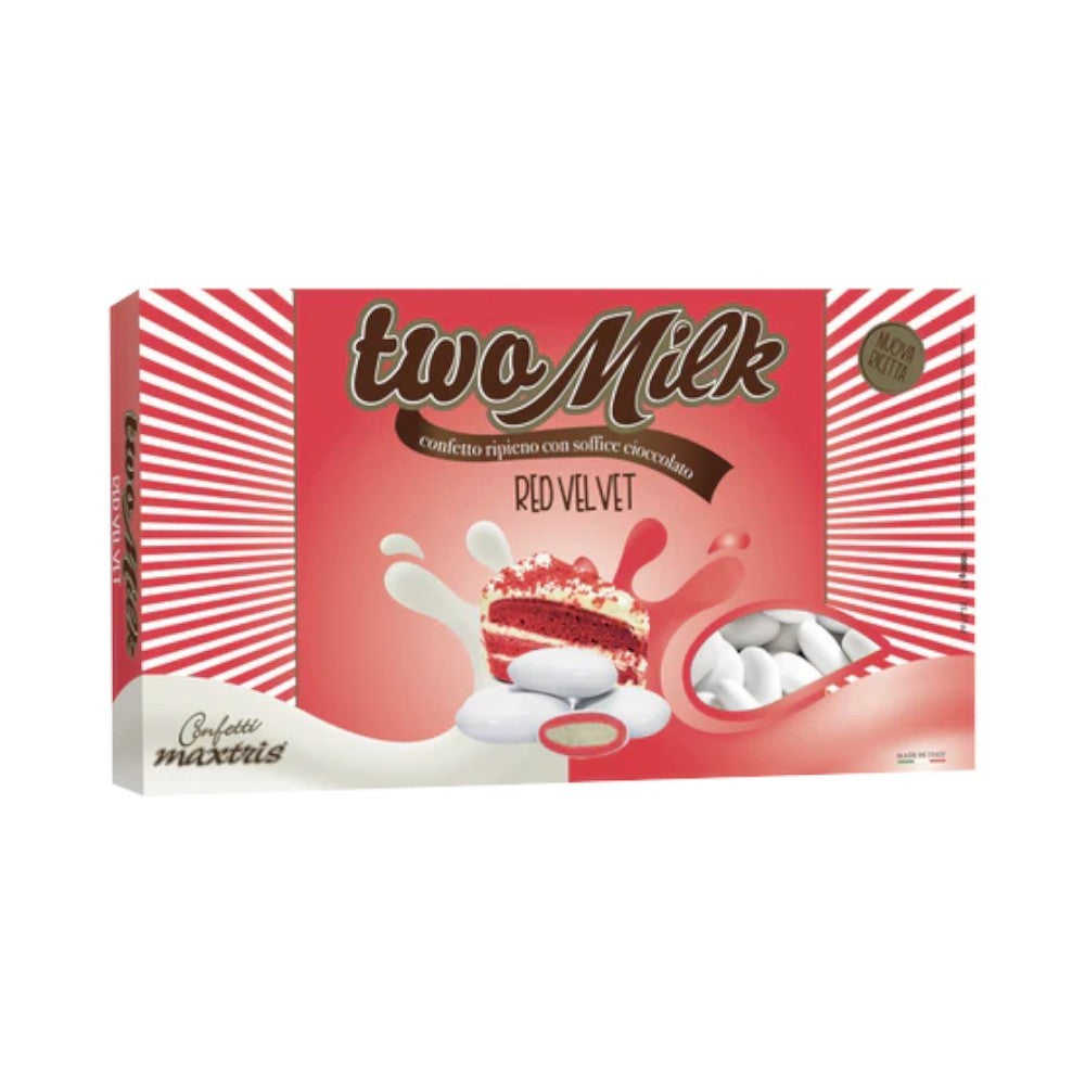 Confetti Two Milk Red Velvet 1kg Maxtris senza glutine