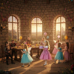 Costume di carnevale Principessa della torre incantata 1-3 anni