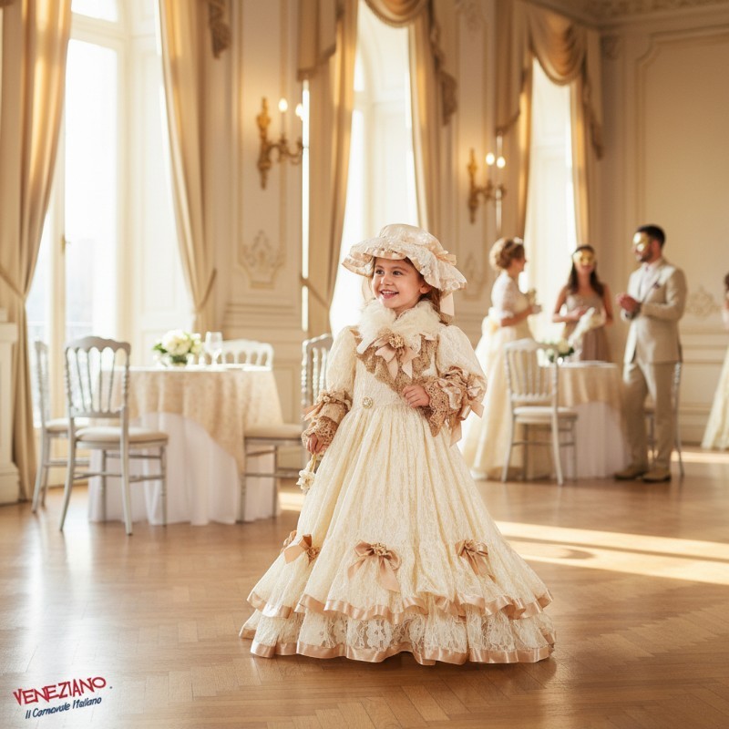 Vestito costume di carnevale Principessa Sissi da 11 a 12 anni