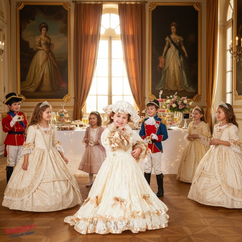 Vestito costume di carnevale Principessa Sissi da 11 a 12 anni
