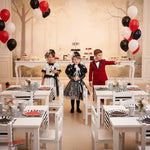 Costume di carnevale bimba Lady crudelia neonata 1-3