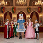 Vestito costume di carnevale reginetta da 4 a 6 anni