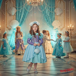 Vestito Costume di carnevale Principessa dei mari da 4 a 6 anni