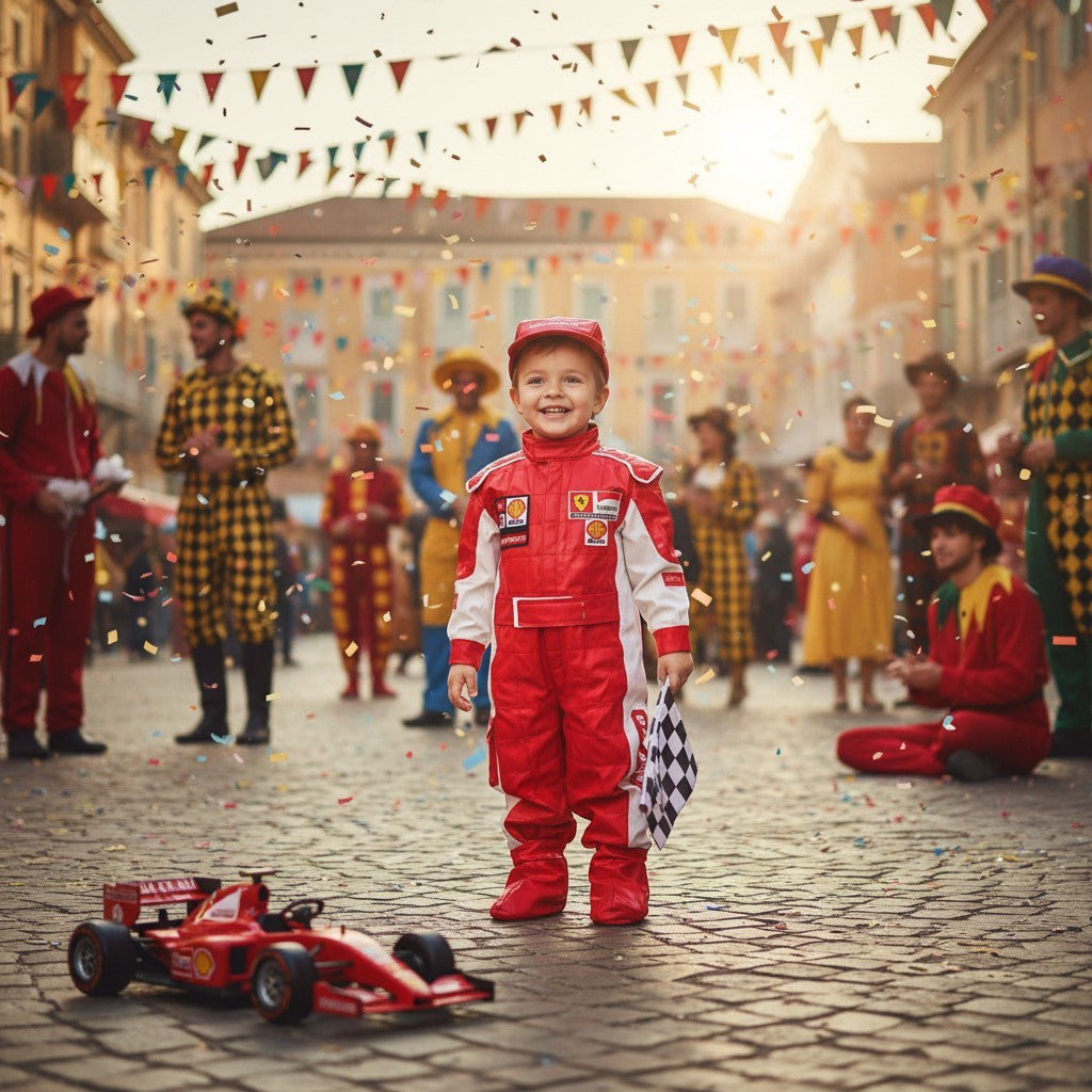 Costume vestito di carnevale Piccolo Pilota di F1 0 - 3 anni