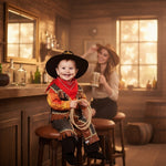 Costume vestito di carnevale piccolo Cowboy bambino da 0 a 3 anni