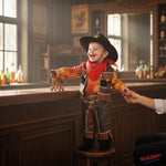 Costume vestito di carnevale piccolo Cowboy bambino da 0 a 3 anni