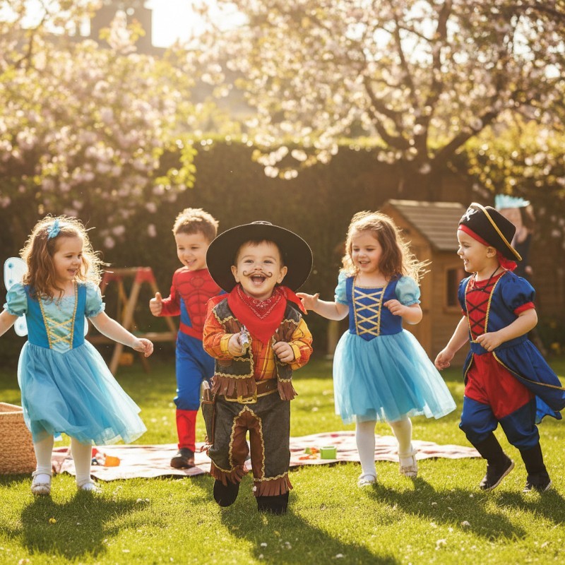 Costume vestito di carnevale piccolo Cowboy bambino da 0 a 3 anni