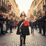 Costume vestito di carnevale Carabiniere Alta Uniforme bambino da 4 a 6 Anni