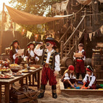Costume vestito di carnevale Pirata dei Caraibi bambino 7-10 anni