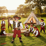 Costume vestito di carnevale Pirata dei Caraibi bambino 7-10 anni
