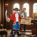 Costume vestito di carnevale Pirati Capitano bambino da 3 a 6 anni