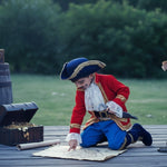 Costume vestito di carnevale Pirati Capitano bambino da 3 a 6 anni